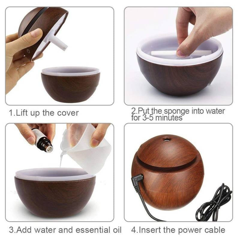 Wooden Humidifier Diffuser