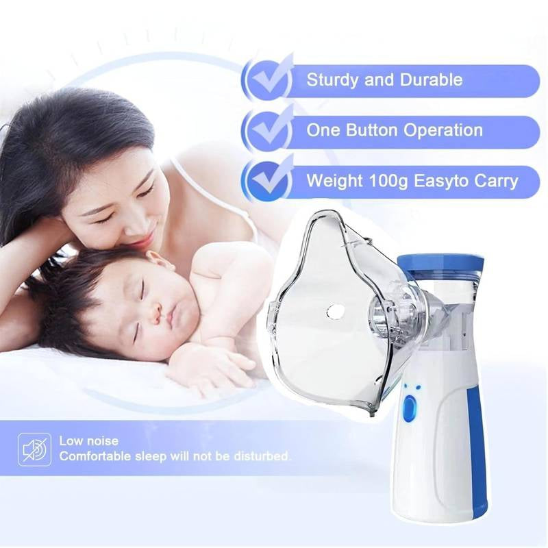 Mini portable mesh nebulizer